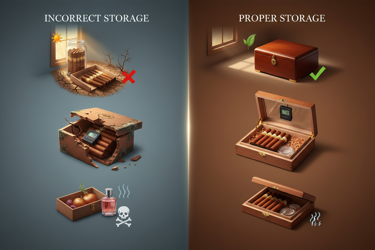 Cigar Storage Mistakes to Avoid